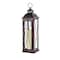 Smart Solar Smart Living 16 in. Glass/Metal Siena LED Candle Lantern Bronze 84036-LC - alternate 1